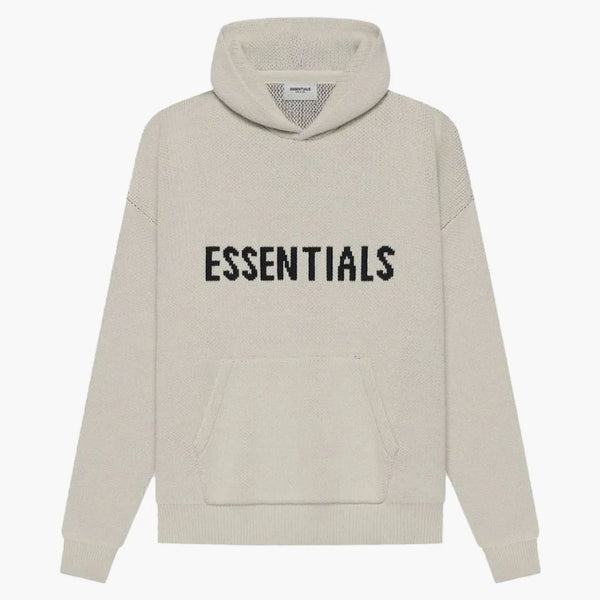 Fear Of God Essentials Knit Pullover Hoodie (ss21) Moss