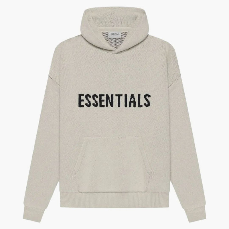 Fear Of God Essentials Knit Pullover Hoodie (ss21) Moss