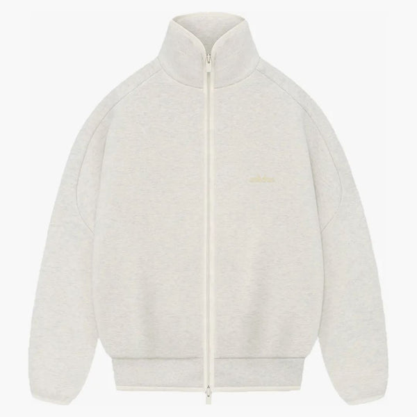 Fear Of God Athletics Heavy Fleece Track Jacket Oatmeal Heather