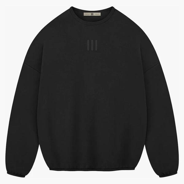 Fear Of God Athletics Suede Fleece Crewneck Black