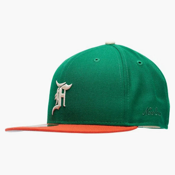 Fear Of God Essentials New Era 59fifty Fitted Hat (fw21) Green/orange