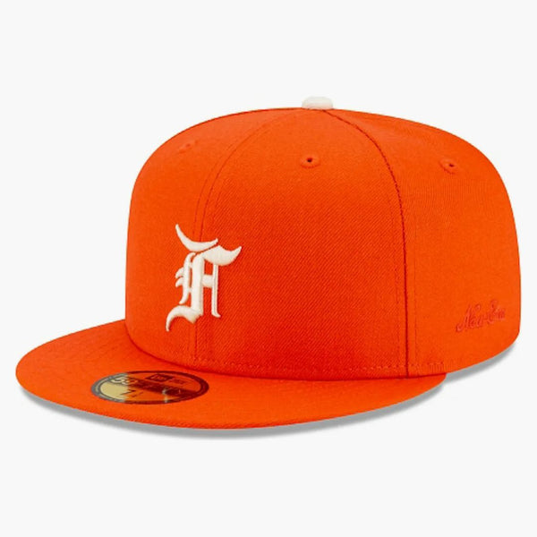 Fear Of God Essentials New Era 59fifty Fitted Hat (fw21) Orange