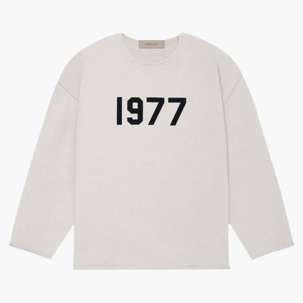 Fear Of God Essentials 1977 Raw Edge Sweater Wheat