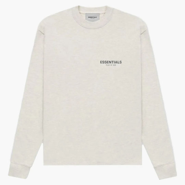 Fear Of God Essentials Core Collection L/s T-shirt Light Heather Oatmeal