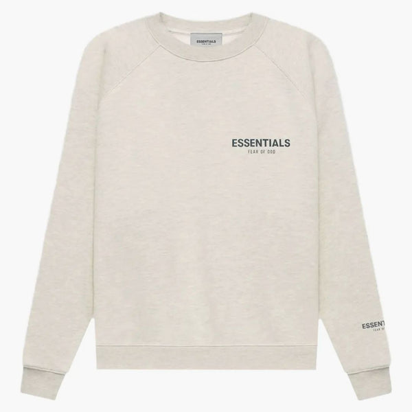 Fear Of God Essentials Core Collection Pullover Crewneck Light Heather Oatmeal