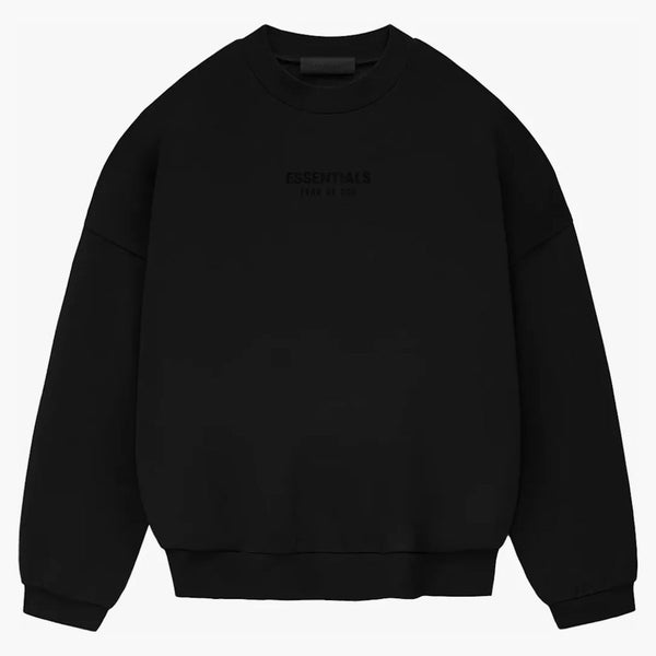 Fear Of God Essentials Crewneck Jet Black