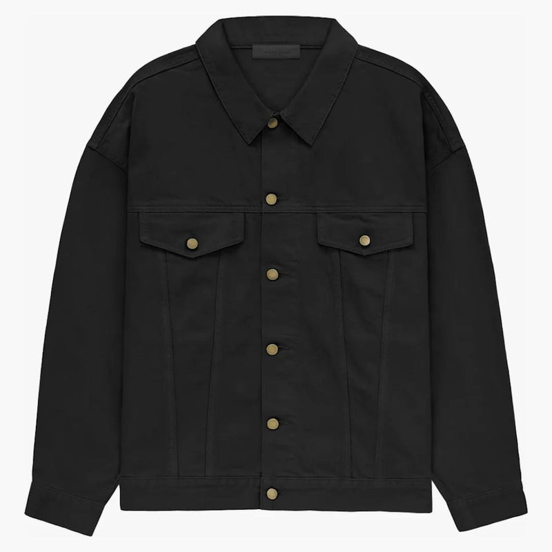 Fear Of God Essentials Denim Jacket Jet Black