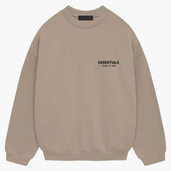 Fear Of God Essentials Fleece Crewneck Desert Sand