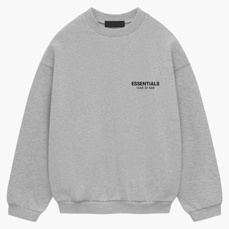 Fear Of God Essentials Fleece Crewneck Light Heather Gray