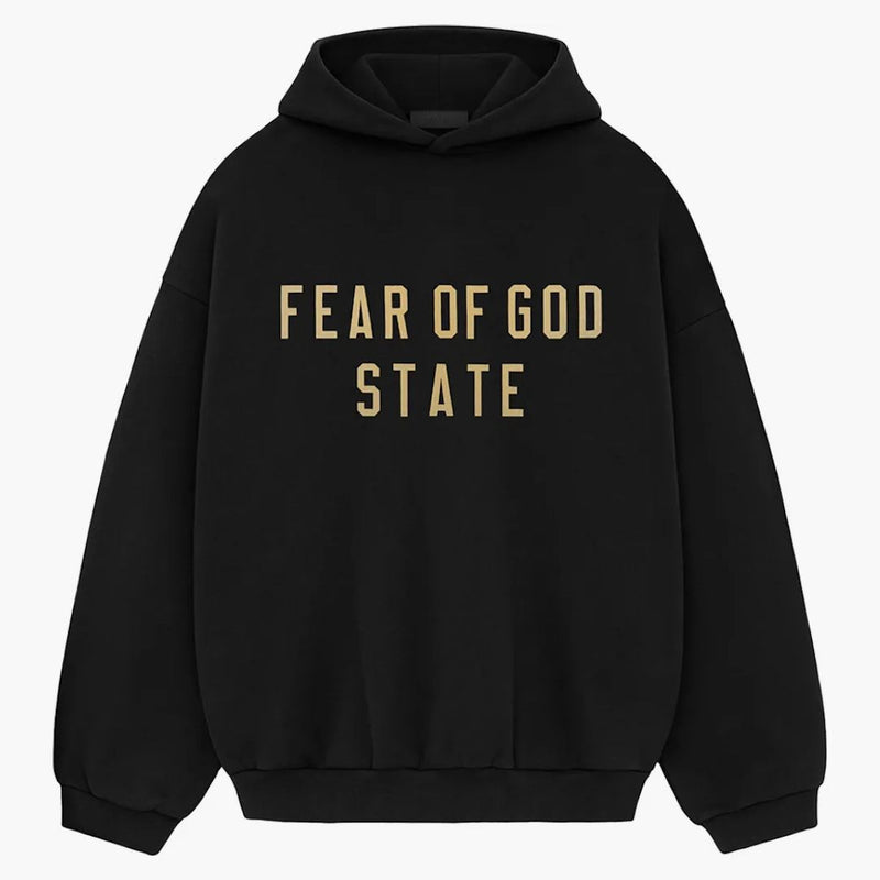 Fear Of God Essentials Fleece Hoodie Black