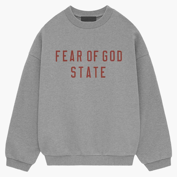 Fear Of God Essentials Fleece Ii Crewneck Dark Heather