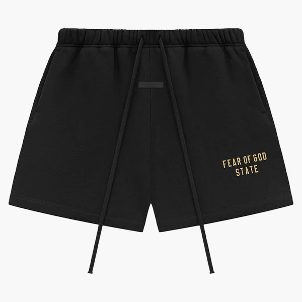 Fear Of God Essentials Fleece Soccer Short Black