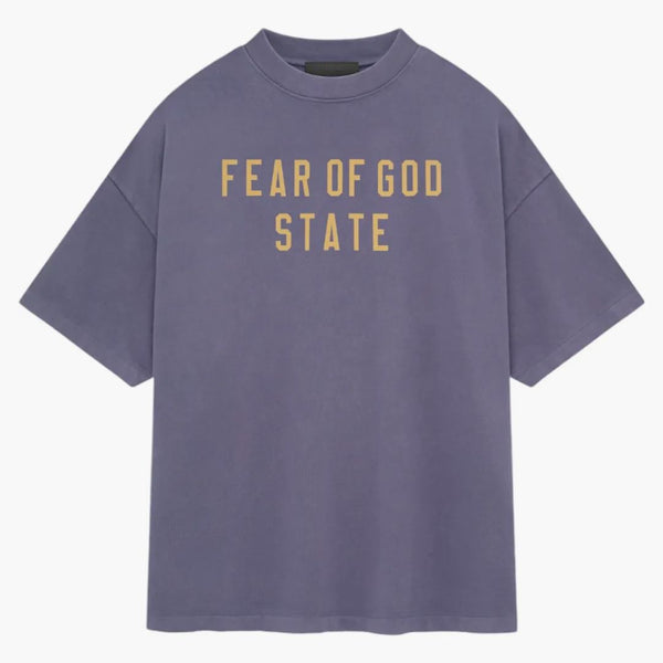 Fear Of God Essentials Heavy Crewneck Tee Lavender