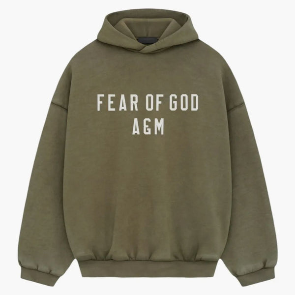 Fear Of God Essentials Heavy Fleece Hoodie Military