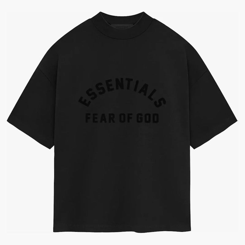 Fear Of God Essentials Heavy Jersey Crewneck Tee Jet Black