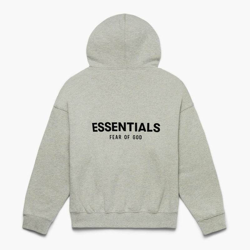 Fear of God Essentials Hoodie Dark Oatmeal back