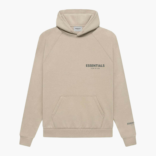 Tan con cappuccio di Fear of God Essentials (FW21)