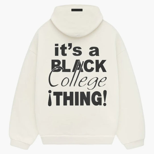 Fear Of God Essentials It's A Black College Thing Hoodie White