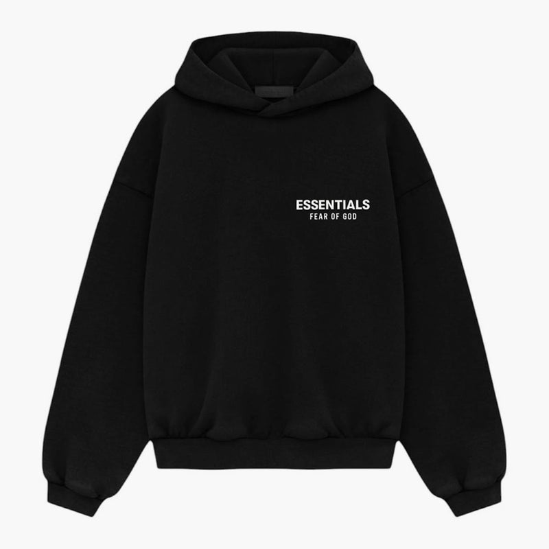 Fear of God Essentials Kids Fleece Hoodie (FW24) Black