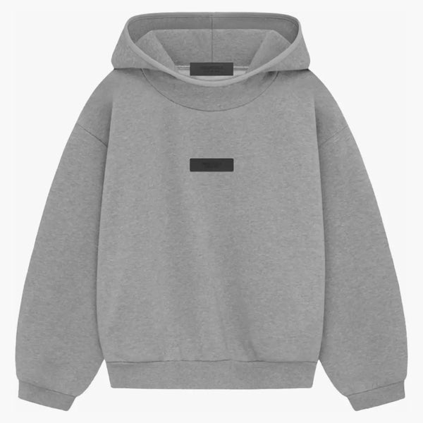 Fear Of God Essentials Kids Hoodie Dark Heather Oatmeal