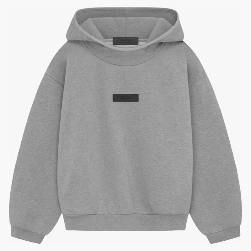 Fear Of God Essentials Kids Hoodie Dark Heather Oatmeal