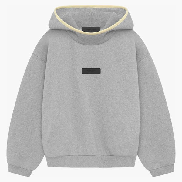 Fear Of God Essentials Kids Hoodie Light Heather Grey