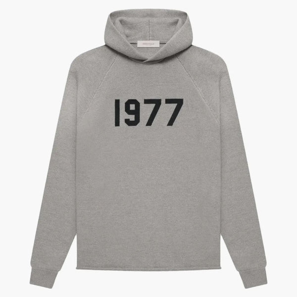 Fear Of God Essentials Knit Hoodie Dark Oatmeal