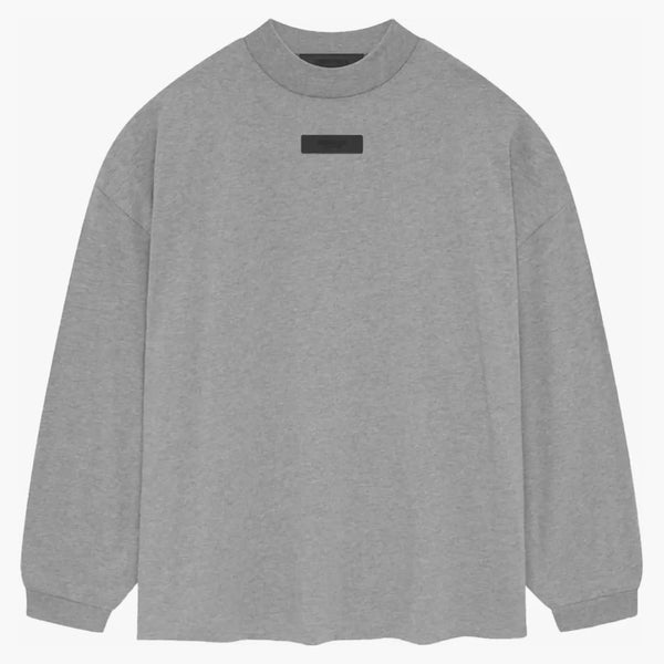 Fear Of God Essentials L/s Tee Dark Heather Oatmeal