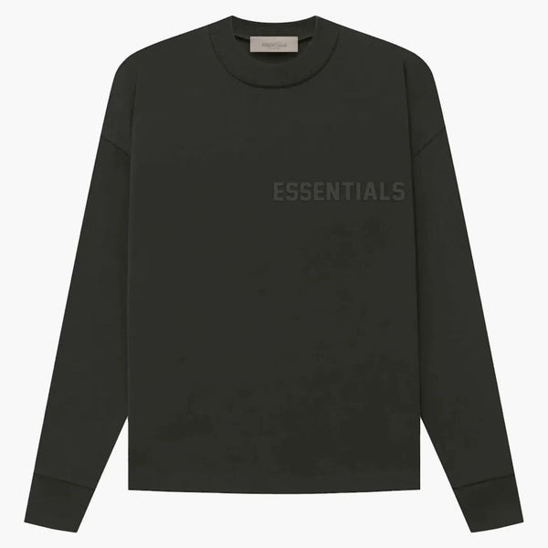 Fear Of God Essentials Ls Tee Off Black