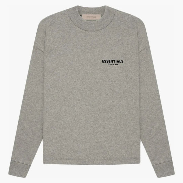 Fear Of God Essentials L/s T-shirt (ss22) Dark Oatmeal