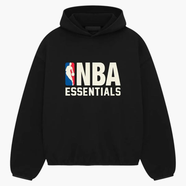 Fear Of God Essentials Nba Hoodie Black