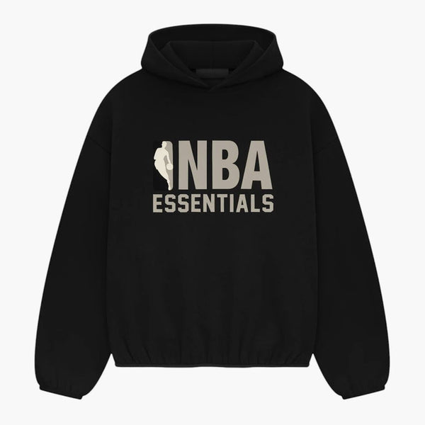 Fear of God Essentials NBA Hoodie (SS25) Black