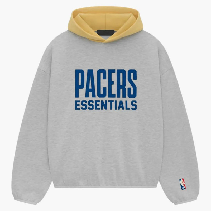 Fear Of God Essentials Nba Pacers Hoodie Light Heather Grey