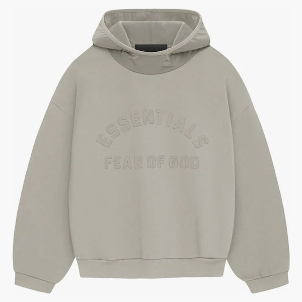 Fear Of God Essentials Nylon Fleece Hoodie Seal/seal