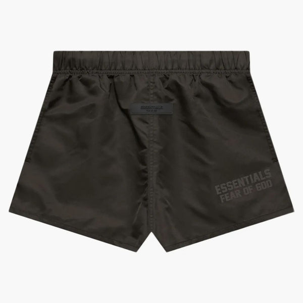 Fear Of God Essentials Nylon Running Shorts Off Black