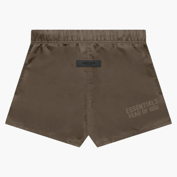 Fear Of God Essentials Nylon Running Shorts Wood