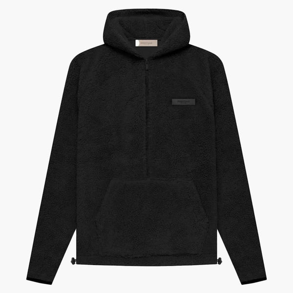 Fear Of God Essentials Polar Fleece Half Zip Hoodie Iron