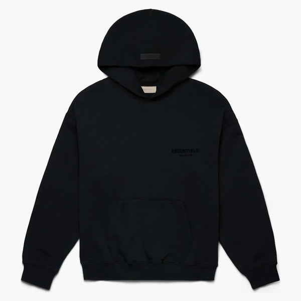 Fear Of God Essentials Pullover Chest Logo Hoodie Stretch Limo/black