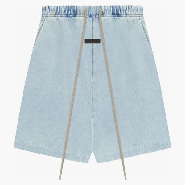 Fear Of God Essentials Relaxed Short Light Wash Denim