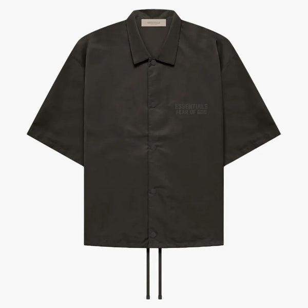 Fear Of God Essentials Ss Nylon Shirt Off Black