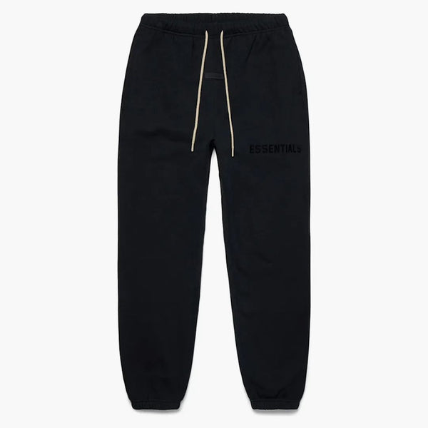 Fear Of God Essentials Cream Drawstring Sweatpant Jet Black