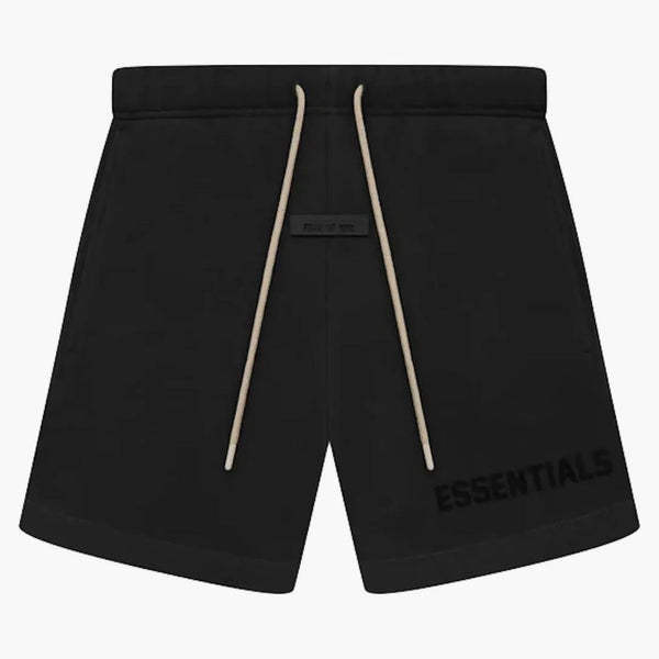 Fear Of God Essentials Cream Drawstring Sweatshort Jet Black