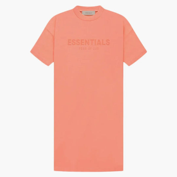 Fear Of God Essentials Women's T-shirt Dress Coral