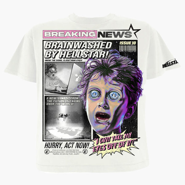 Hellstar Breaking News Shirt White