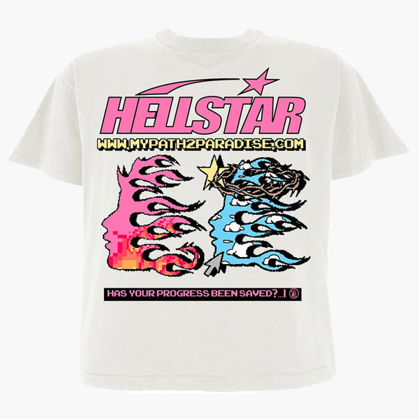 Hellstar Pixel T-Shirt White