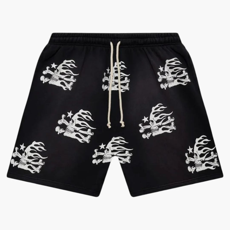 Hellstar Skull Shorts Black