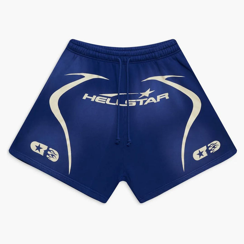 Hellstar Warm Up Shorts Blue