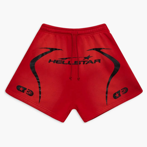 Hellstar Warm Up Shorts Red