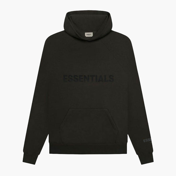 Fear of God Essentials Hoodie Applique Black (FW20)