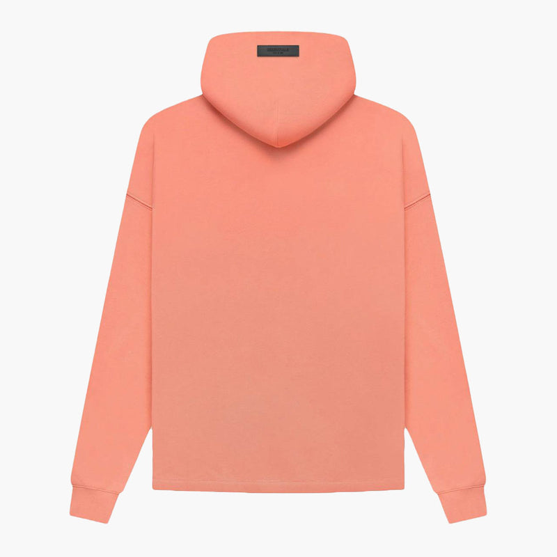 Fear of God Essentials Hoodie Relaxed Coral (FW22) back